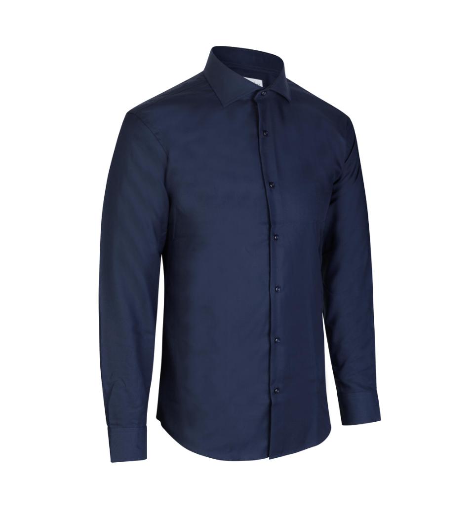 Seven Seas Skjorter ss8-navy_S - Bygholm Menswear